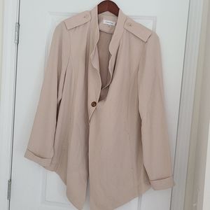 Calvin Klein jacket. Tan size 16W